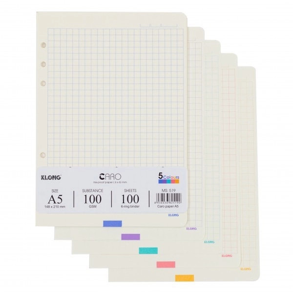 Ruột sổ còng KLong A5 TP519 (100 tờ)-KL