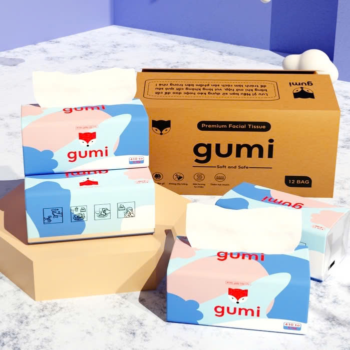 Khăn giấy Gumi 5 lớp 410t-GM