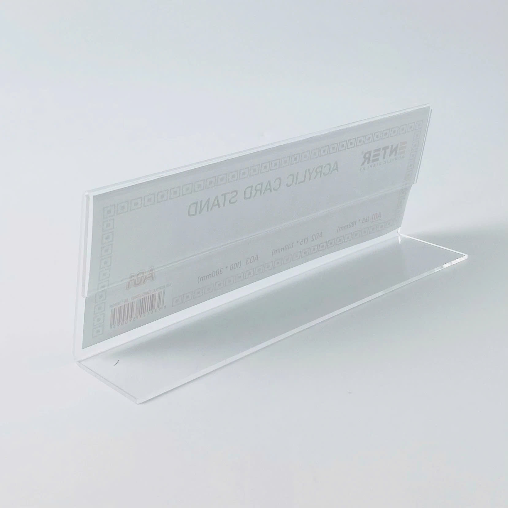 Kệ mica chức vụ 1 mặt Enter A02 240x75mm Cỡ Trung