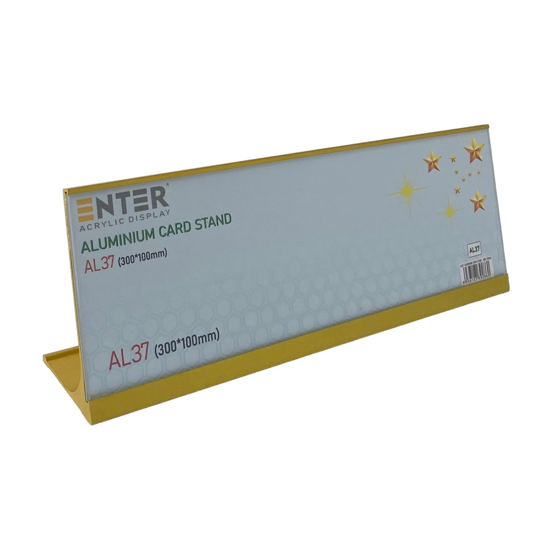 Bảng thông tin để bàn nhôm Enter AL37 100X100mm-SM
