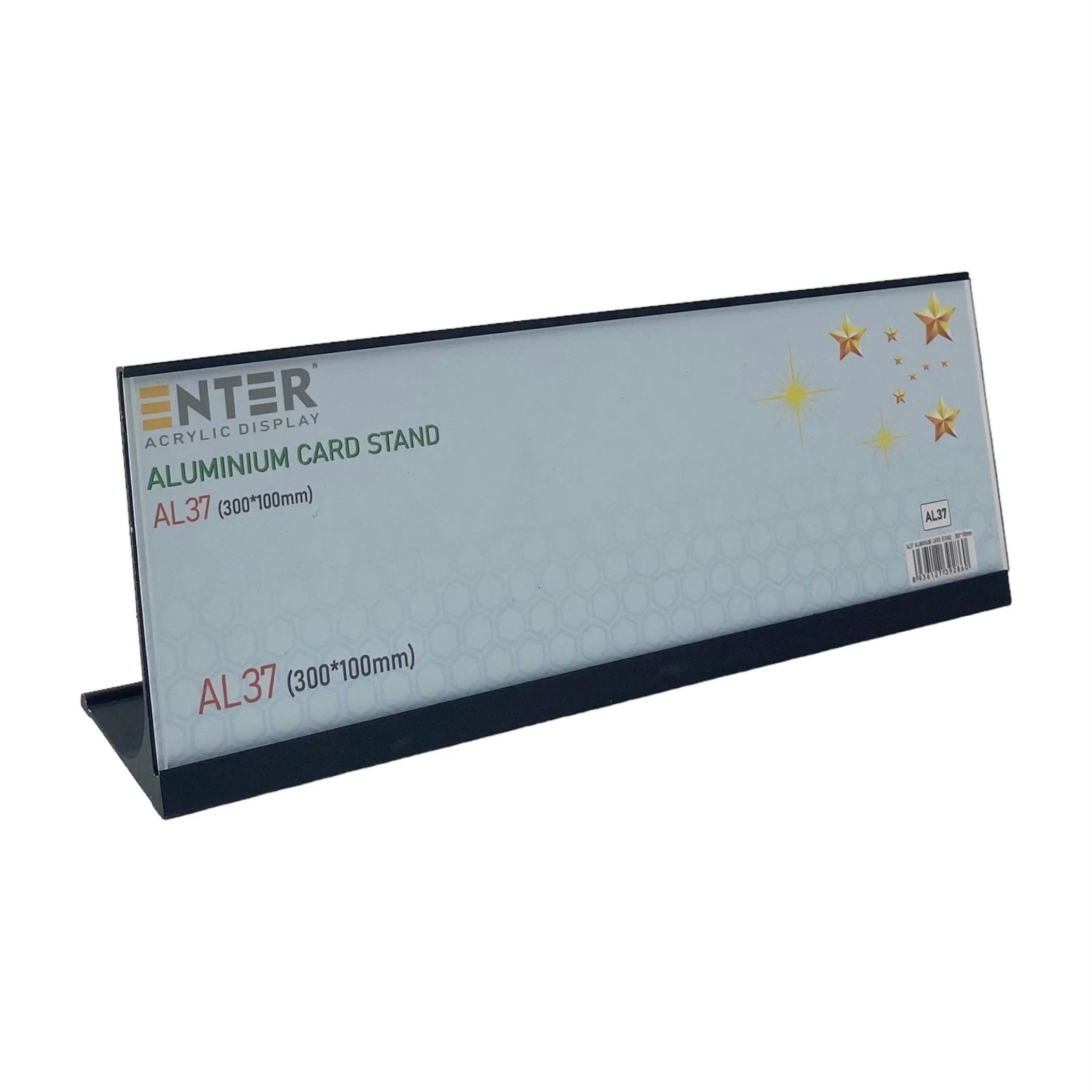 Bảng thông tin để bàn nhôm Enter AL37 100X100mm-SM
