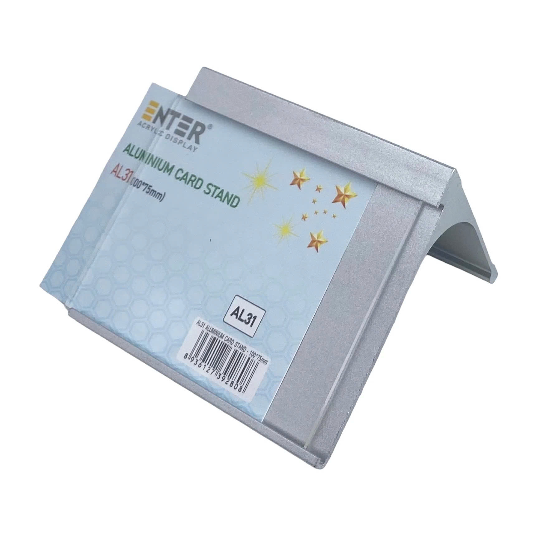 Bảng thông tin để bàn nhôm Enter AL31 100X75mm-SM