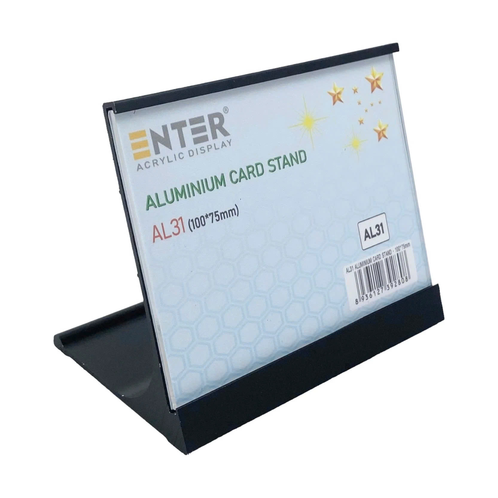 Bảng thông tin để bàn nhôm Enter AL31 100X75mm-SM