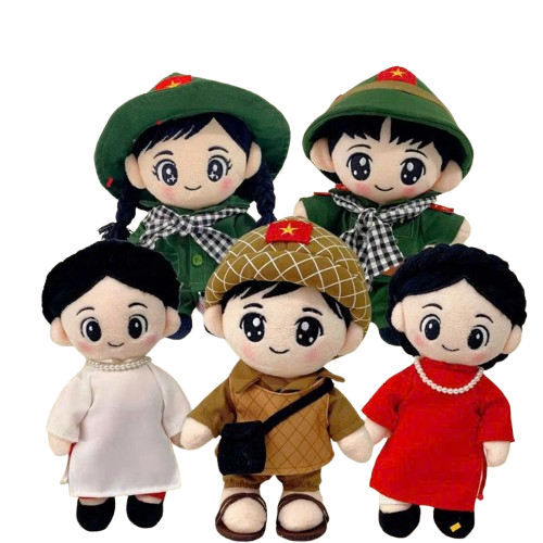 Gấu yêu nước Đồng chí vệ quốc quân 25cm-ZOO