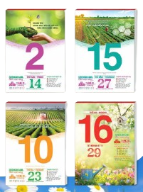 Lịch Bloc AH12/13/14/15/16 (20X30) rời-AH