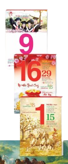 Lịch Bloc AH12/13/14/15/16 (20X30) rời-AH