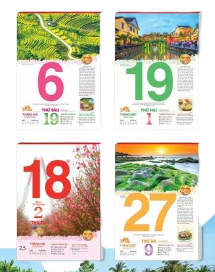 Lịch Bloc AH12/13/14/15/16 (20X30) rời-AH