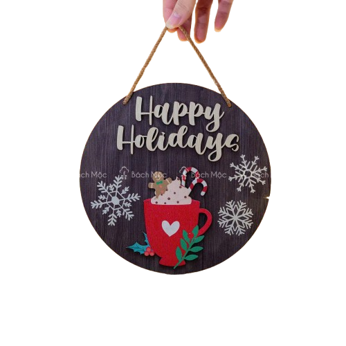 Noel-Bảng gỗ nội dung nhỏ-BM