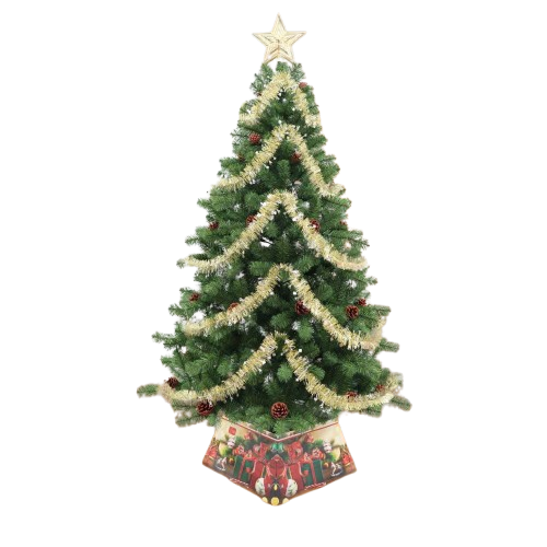 Noel-Cây thông 1,2m TNQC đầu tròn màu xanh-CC