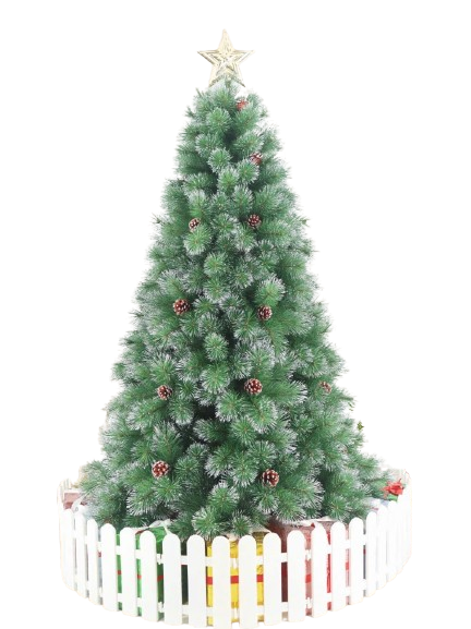 Noel-Cây thông 1,5m TCB-5 cước lăn kim tuyết bạc-CC