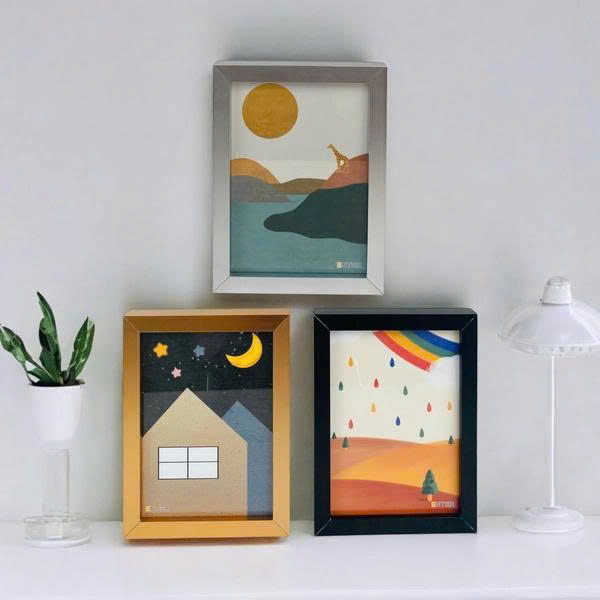 Khung hình nhôm Enter KH202 20x25cm-SM