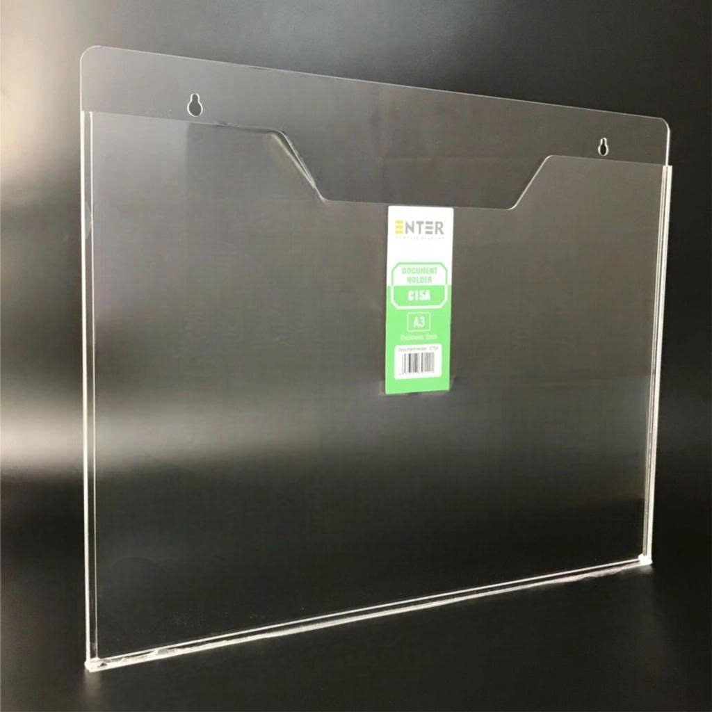 Kệ mica nhiều giấy treo tường Enter A3 C15A