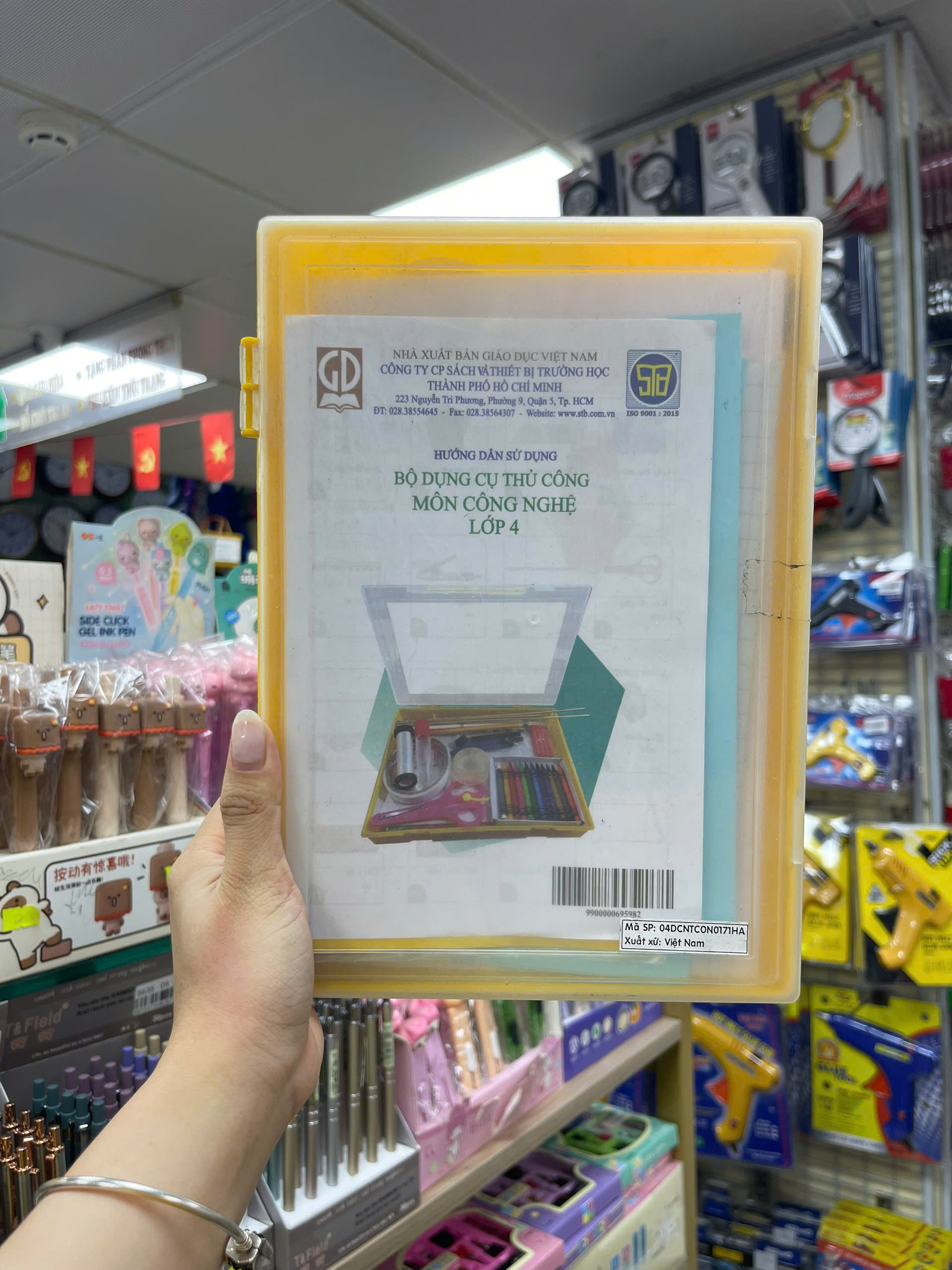 Bộ dụng cụ thủ công môn công nghệ lớp 4-TN