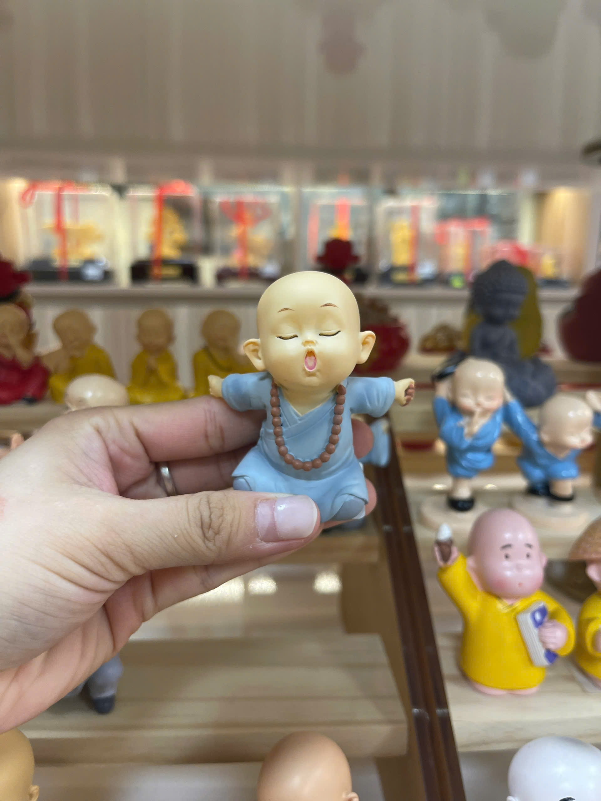 Bộ 2 chú tiểu chào buổi sáng-BL