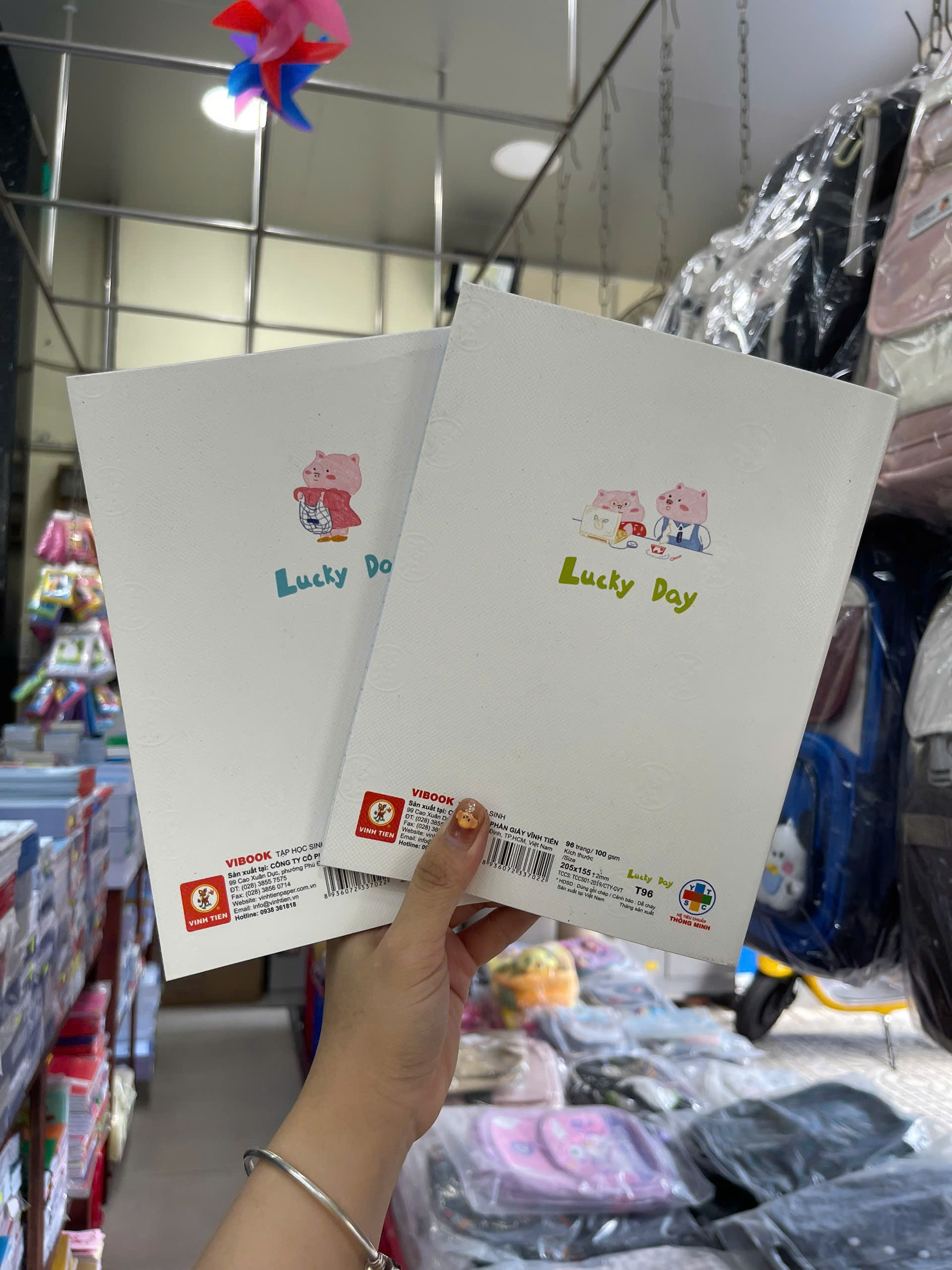 Tập VT 96t Lucky Day T96R ĐL100 (cuốn)