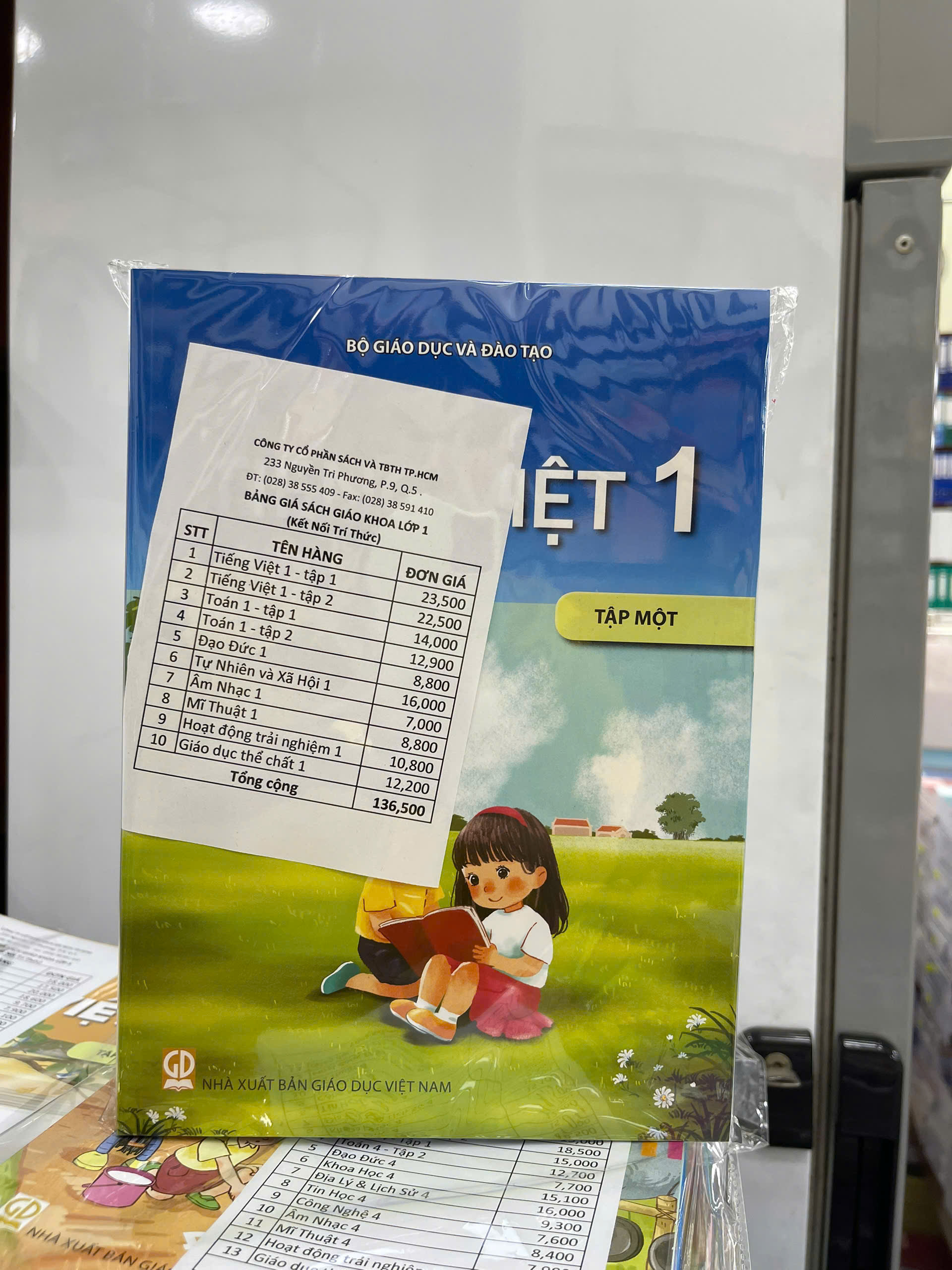 Sách Giáo Khoa Lớp 1 (Kết nối trí thức)-TBTT