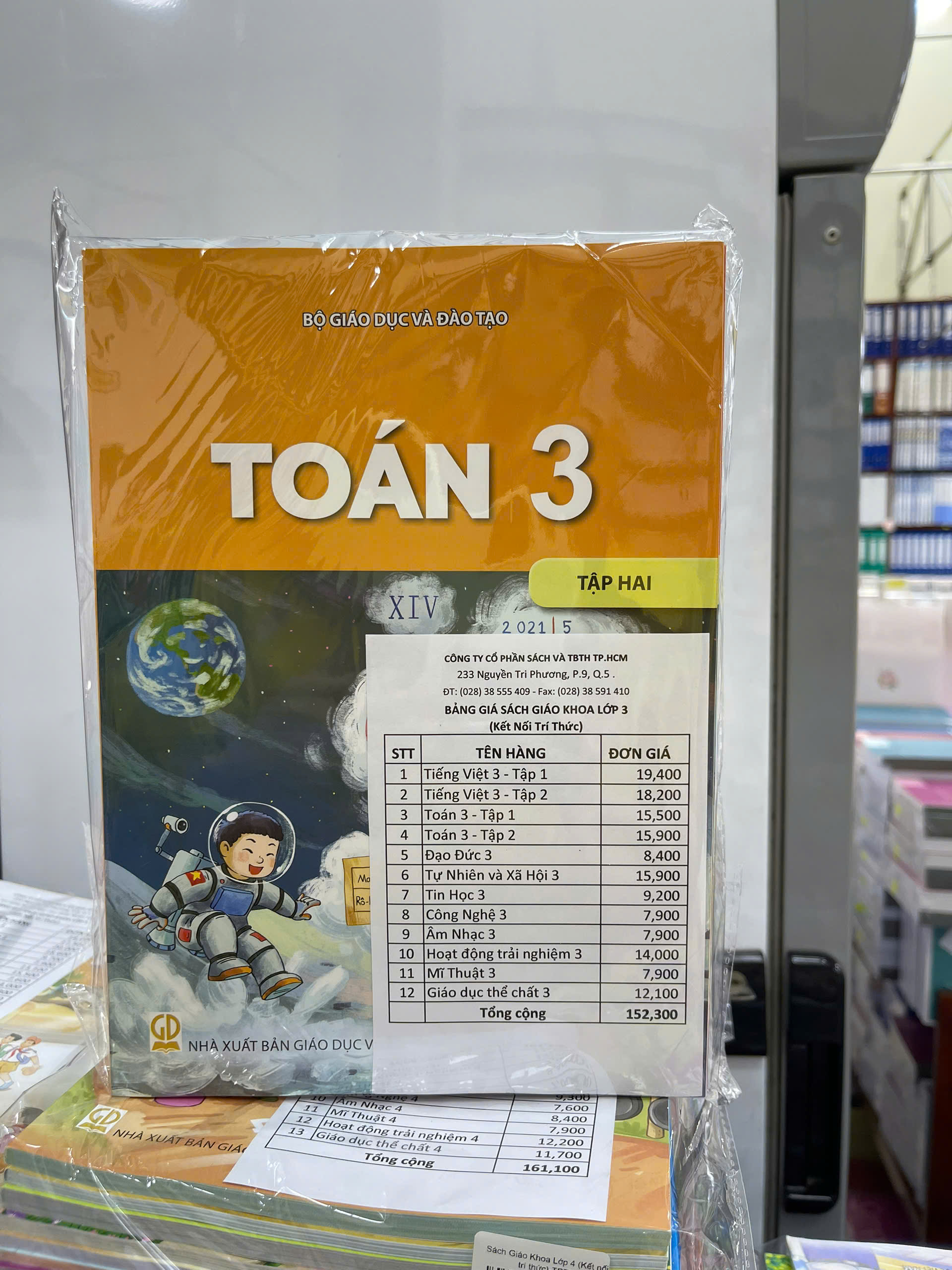 Sách Giáo Khoa Lớp 3 (Kết nối trí thức)-TBTT