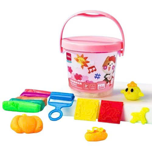 Đất nặn 24 màu Deli 7031 hồng-LA
