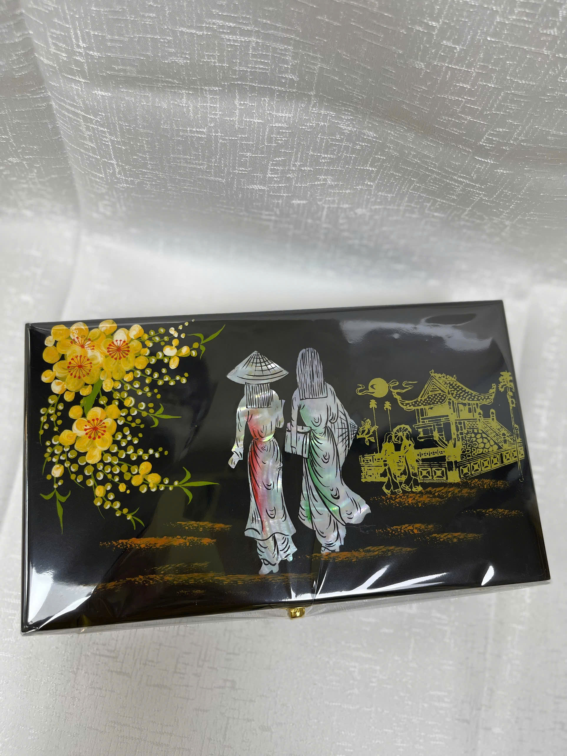 Hộp trang sức gỗ 14x24cm-SMTB