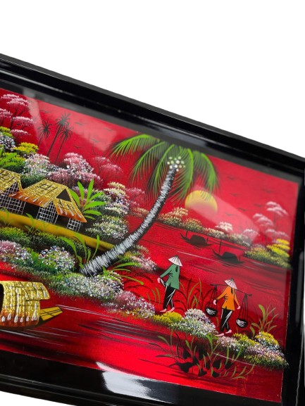Khay sơn mài CN Đồng Quê 399-SNTB