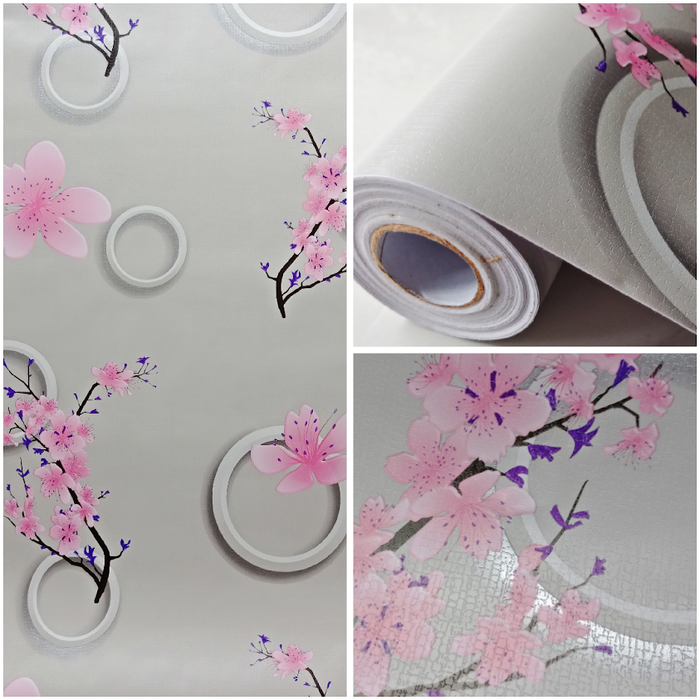 Giấy dán tường phong cách Hàn Quốc Cuộn 45 cm x 5M có keo mặt sau, bóc dán dễ dàng