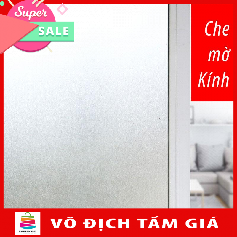 [Lấy mã giảm thêm 30%]Giấy dán kính phòng tắm phòng khách che ánh sáng cửa số [khổ 60cm] - HPGLASS Hình ảnh sắc nét bền đẹp không bay màu