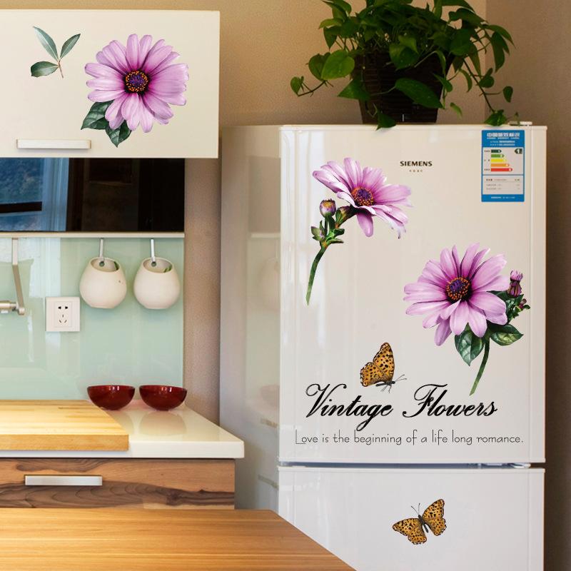 Decal dán tường Vintage Flowers SK9231 flowerdecal