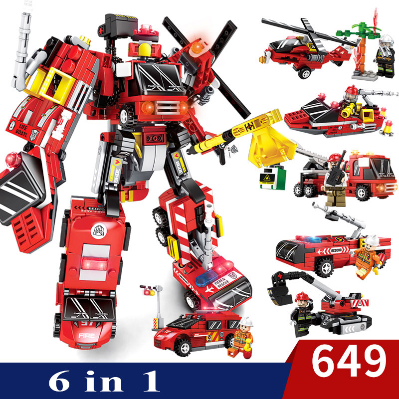 Đồ chơi lắp ghép Robot Biến Hình MK Series chi tiết Bằng nhựa ABS an toàn  LegoStyle