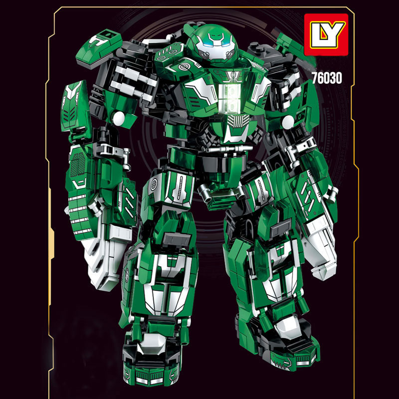 [HCM]Đồ chơi lắp ráp kiểu Lego lego robot Iron Man Xanh Với 765 Chi tiết nhựa ABS Cao cấp