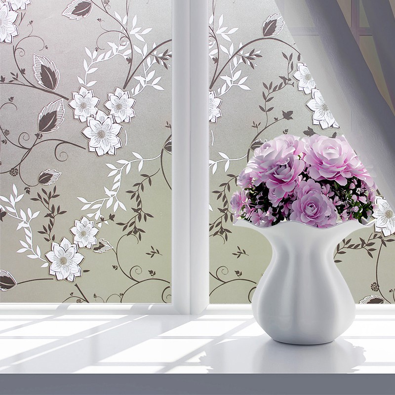 [Lấy mã giảm thêm 30%]Giấy dán kính phòng tắm phòng khách che ánh sáng cửa số [khổ 60cm] - HPGLASS Hình ảnh sắc nét bền đẹp không bay màu