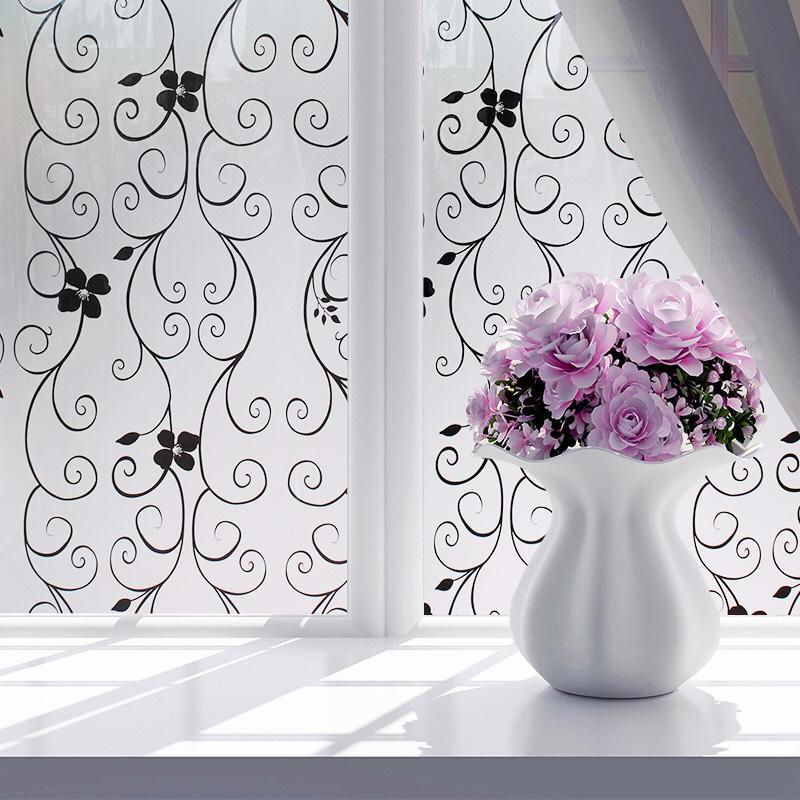 [Lấy mã giảm thêm 30%]Giấy dán kính phòng tắm phòng khách che ánh sáng cửa số [khổ 60cm] - HPGLASS Hình ảnh sắc nét bền đẹp không bay màu