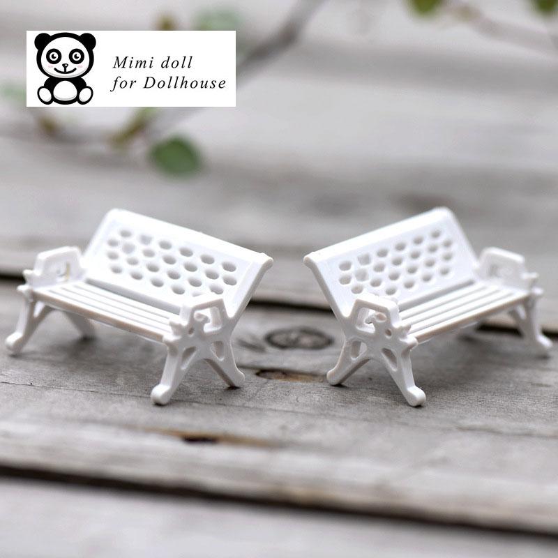 Bộ 02 ghế ngồi trang trí tiểu cảnh bonsai minidoll