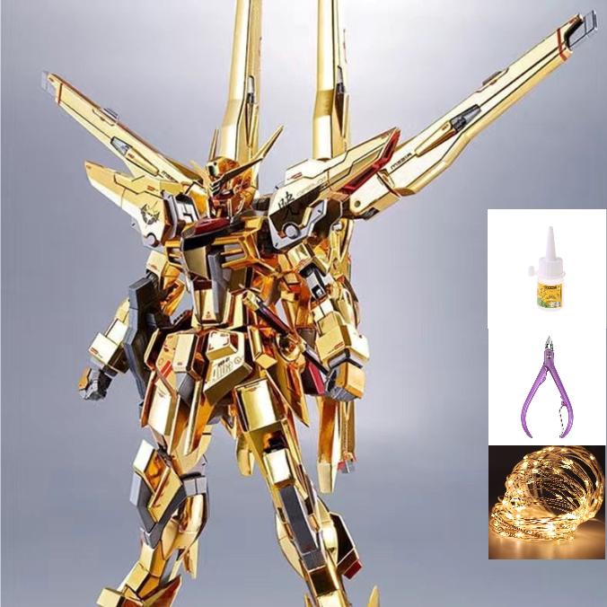 Mô hình lắp ráp Robot Gun-dam HG 1/144 Shiranui Akatsuki TThongli đồ chơi lắp ghép (Tặng Base)