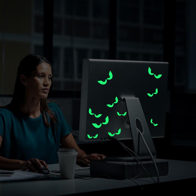 [HCM]Sticker Decal giấy dán tường phát sáng Trang trí Halloween nc001