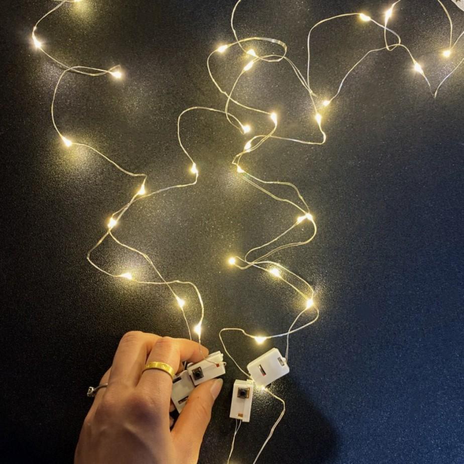 Dây led 3 chế độ đèn, gắn mô hình, trang trí kệ để mô hình