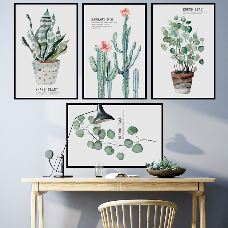 Decal dán tường Sticker dán tường in chất lượng cao có keo mặt sau mẫu hoa lá phong cách Vintage ZH55