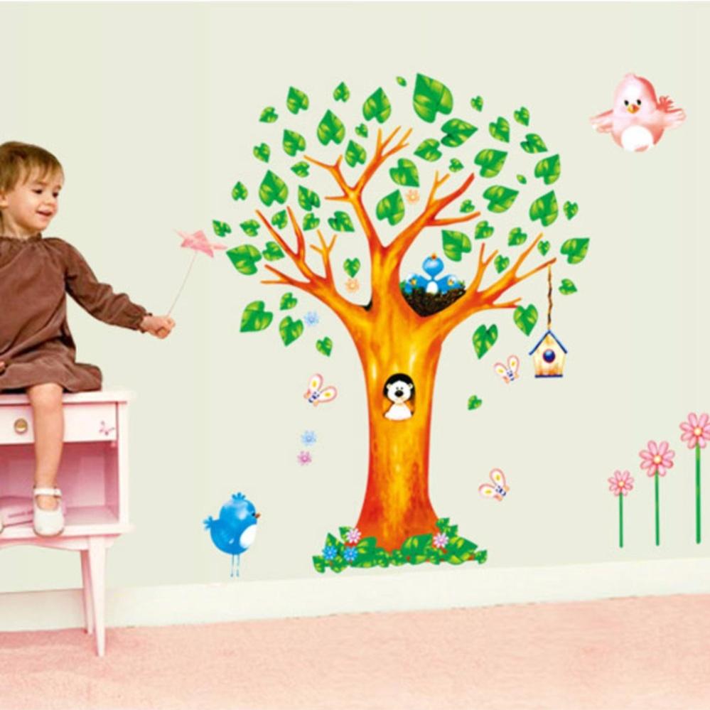 Decal dán tường ngôi nhà trên cây- AY9125-kiddecals
