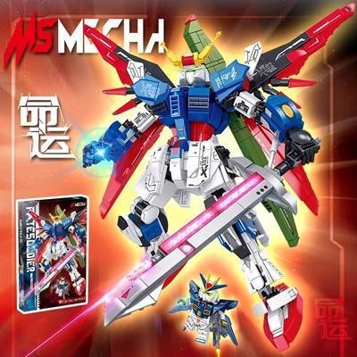 Bộ đồ chơi lắp ghép Gundam Aile Strike và Perfect Strike siêu to chất liệu ABS cao cấp với 769+ chi tiết ToysationVN