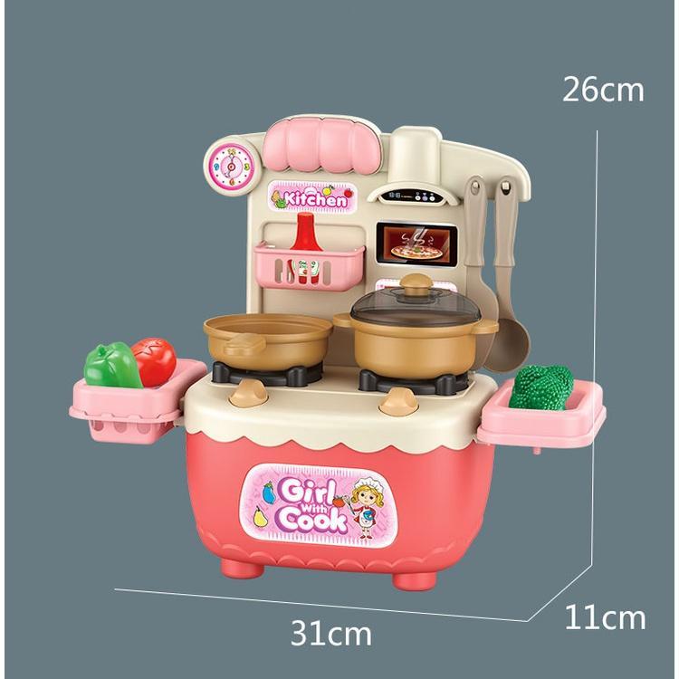 Đồ chơi nấu ăn với nhiều chức năng có âm thanh vòi nước Bằng Nhựa ABS cao cấp