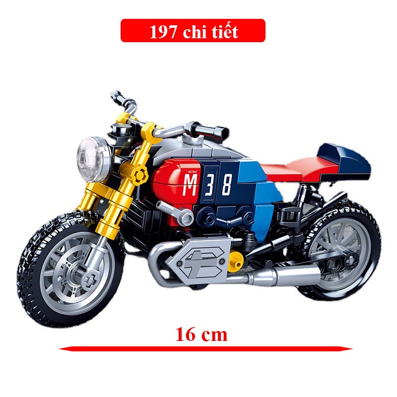 [HCM]Đồ chơi lắp ghép mô hình xe Cỡ Lớn nhiều màu sắc chất liệu nhựa ABS cao cấp Block Hanhphucmart