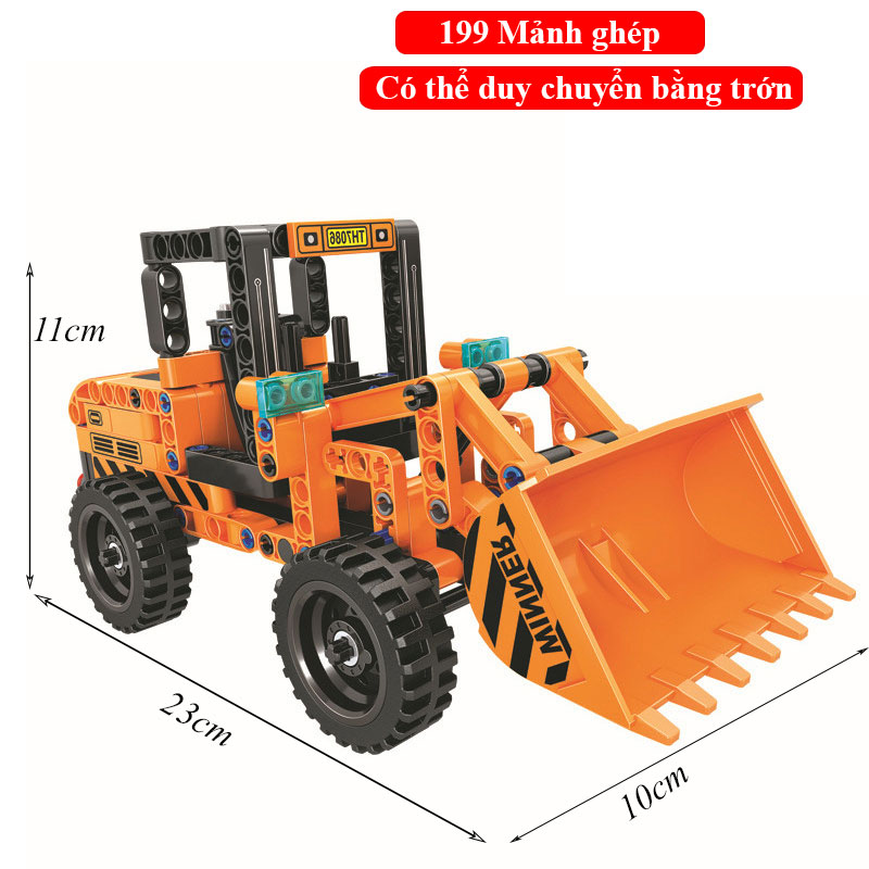 [HCM]Đồ chơi lắp ghép mô hình xe Cỡ Lớn nhiều màu sắc chất liệu nhựa ABS cao cấp Block Hanhphucmart