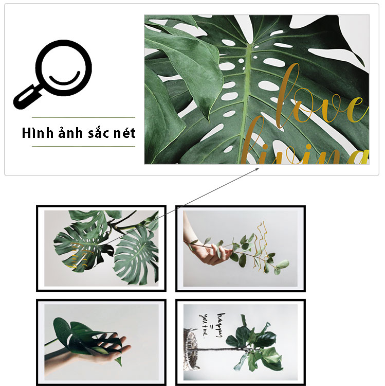Decal dán tường Sticker dán tường in chất lượng cao có keo mặt sau mẫu hoa lá phong cách Vintage ZH54