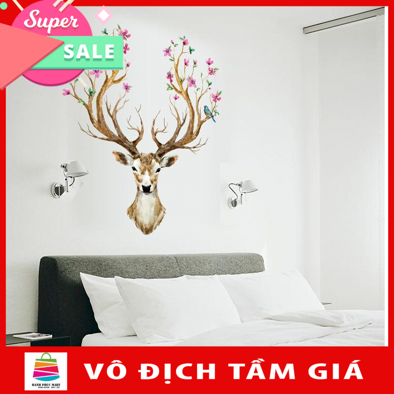Decal dán tường Queen Deer SK9003 framedecals