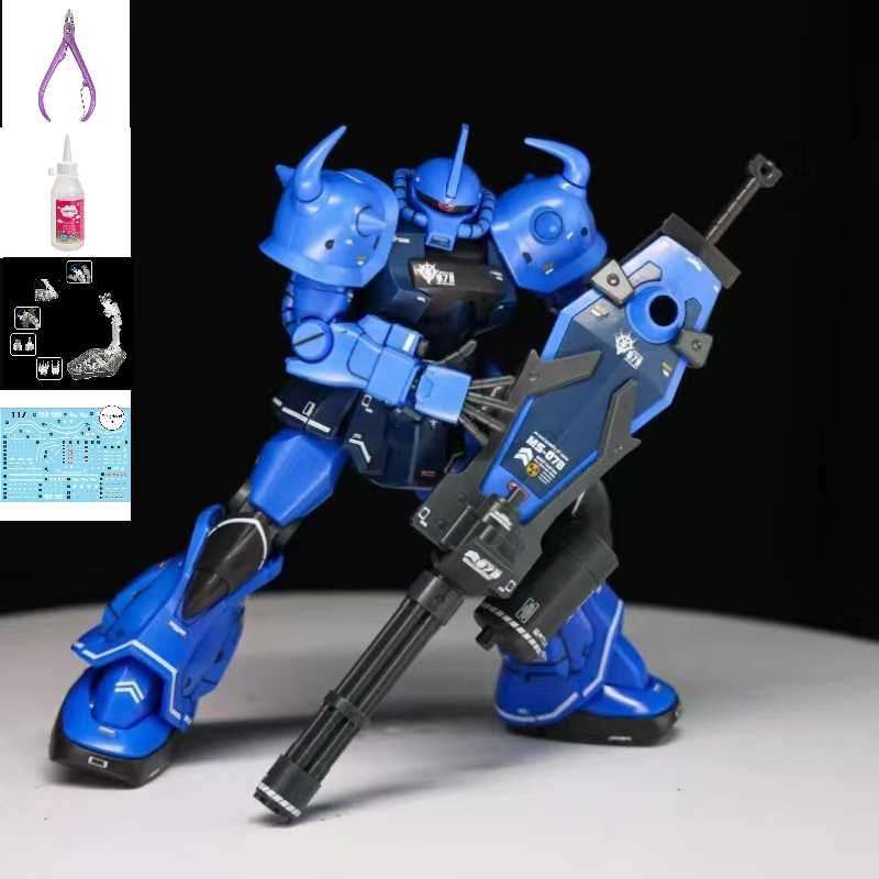 (Tặng Decal nước) Mô hình lắp ráp Robot gundam Gunpla HG B3 Gouf Custom, HG 1/144 Chất liệu nhựa ABS loại 1 Mobile Suit