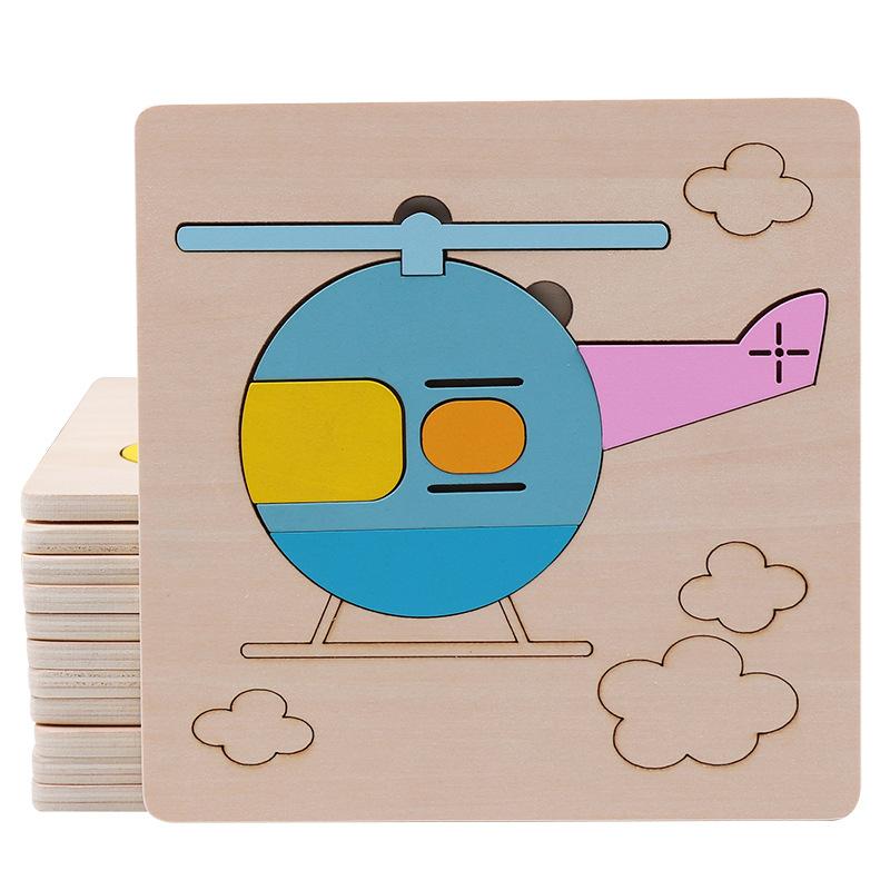 Tranh ghép gỗ đồ chơi gỗ cho bé từ 2 tuổi PuzzleToys