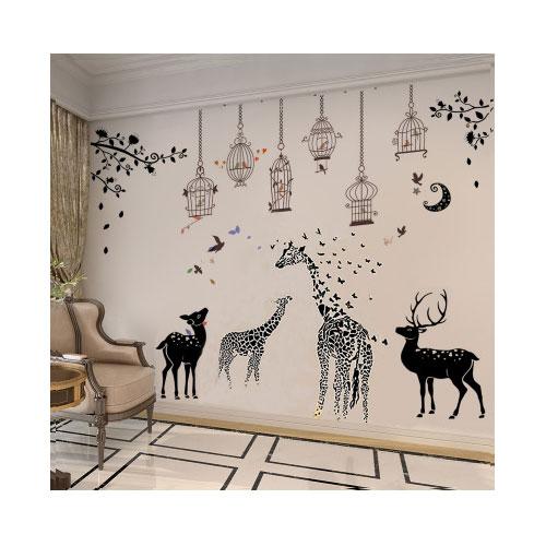 [Size lớn ]Decal dán tường Dưới Ánh Trăng SK9088-SK9081-SK002 framedecals