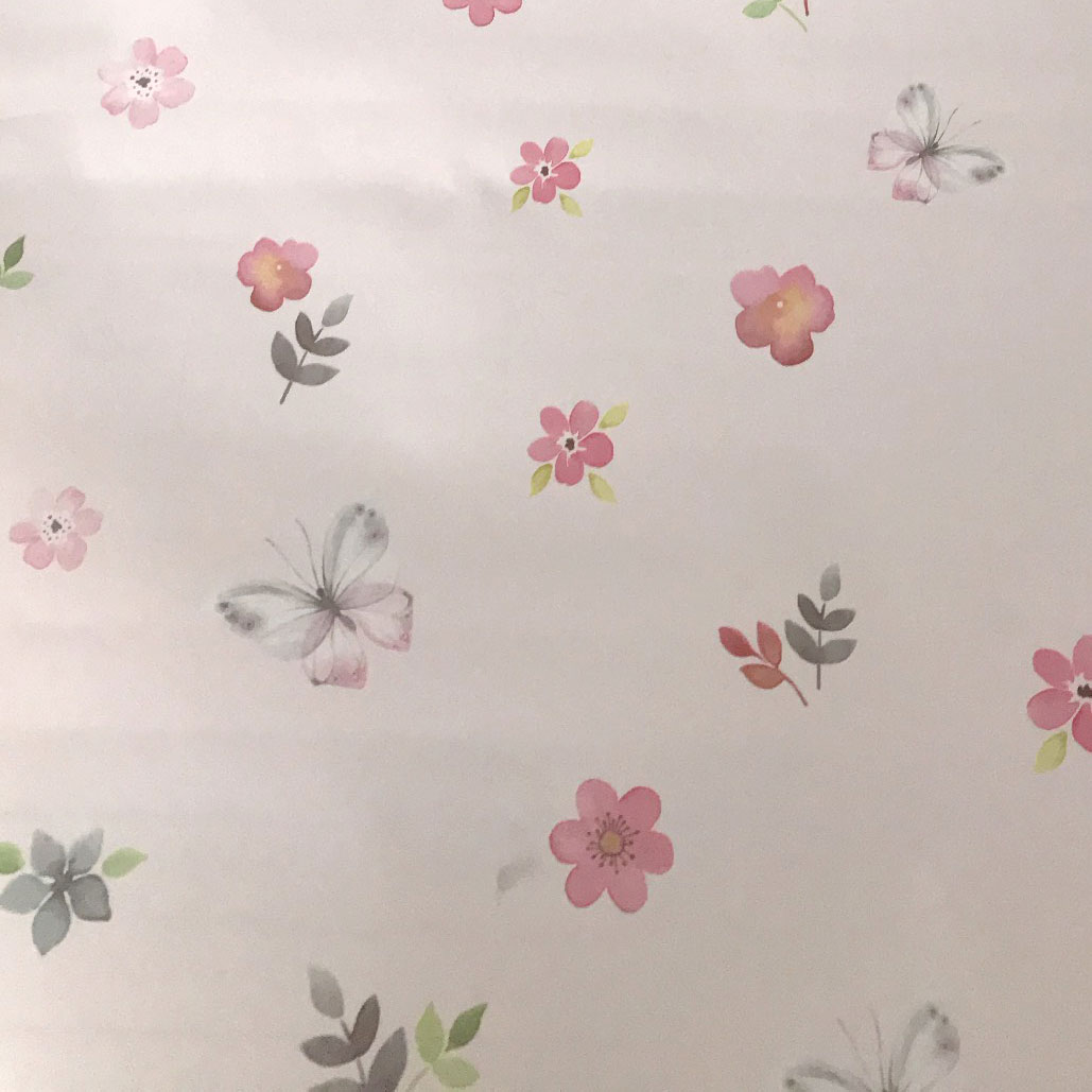 Giấy dán tường phong cách Hàn Quốc Cuộn 45 cm x 5M có keo mặt sau, bóc dán dễ dàng