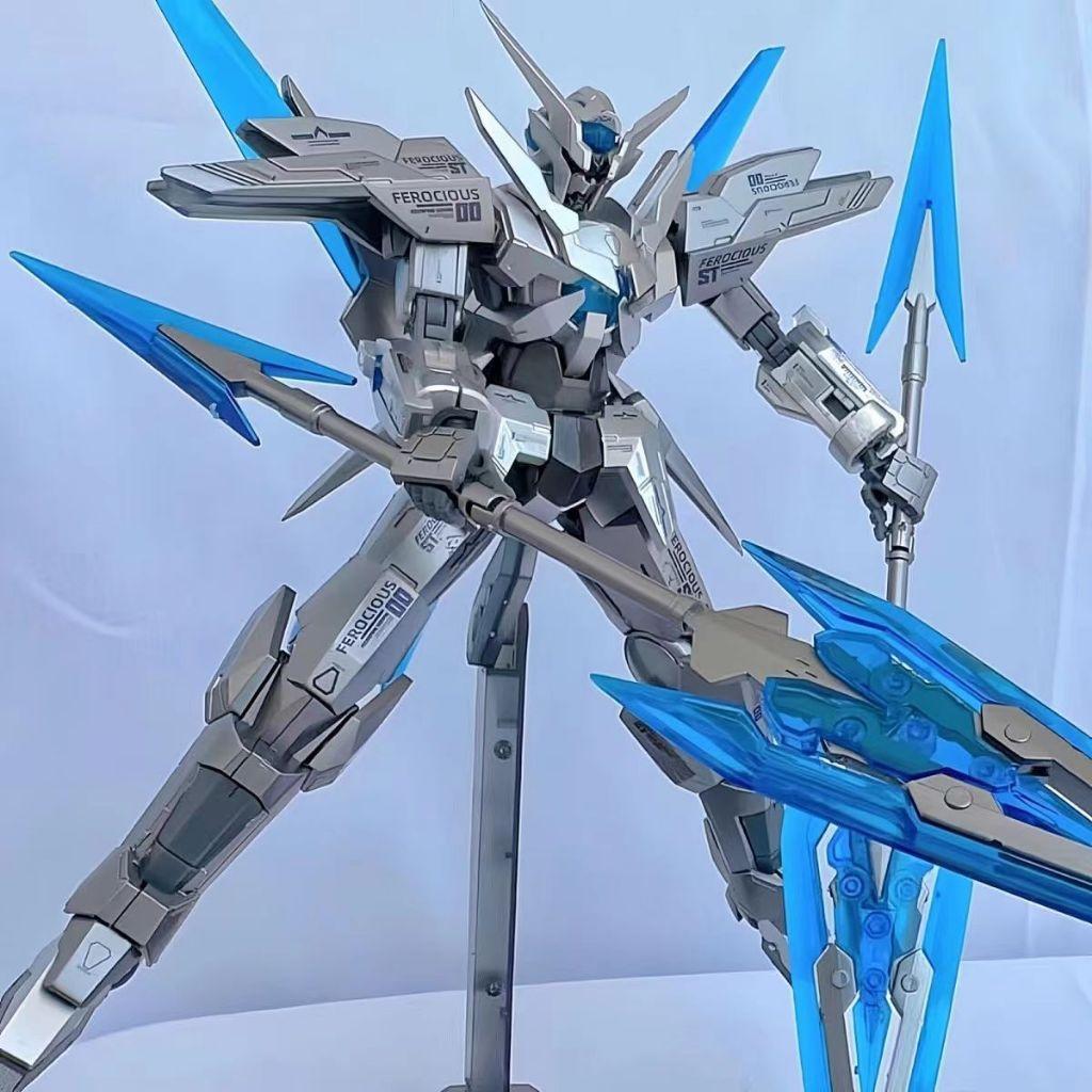 (Tặng base+Decal nước) Mô hình Lắp ráp Gundam HG 1/144 Transient Mạ bạc Fighter Gundam Đồ chơi Toy
