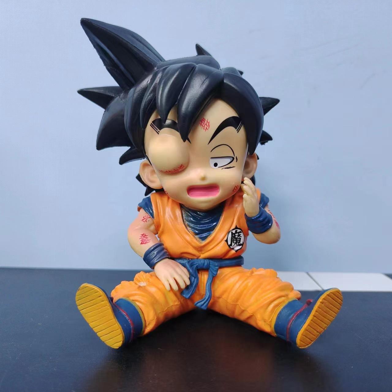 Mô hình Dragon Ban Gohan Kid ăn đấm khi luyện tập cùng Piccolo, Figure Dragon Ball Goku Kid Đồ chơi Toys