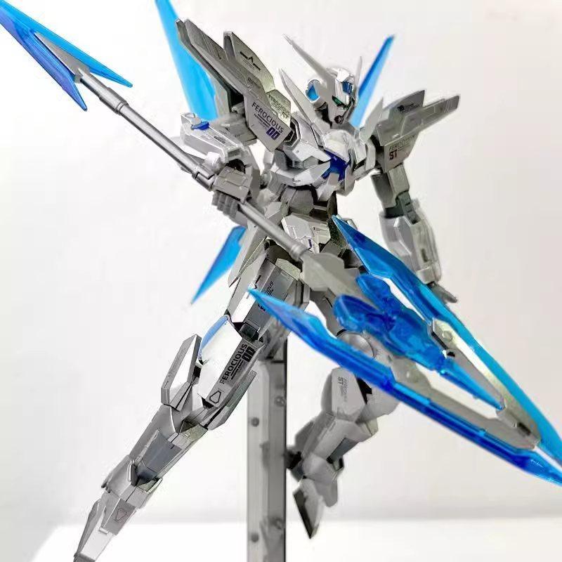 (Tặng base+Decal nước) Mô hình Lắp ráp Gundam HG 1/144 Transient Mạ bạc Fighter Gundam Đồ chơi Toy